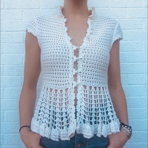 Free People Crochet Top